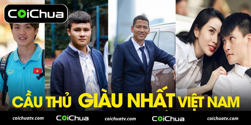 Top cầu thủ giàu nhất việt nam