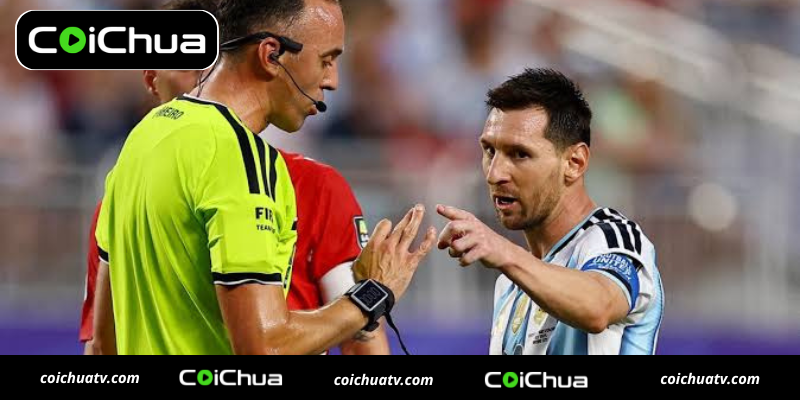 World Cup 2026: Messi mất bình tĩnh với trọng tài người Bồ Đào Nha 3 2 2